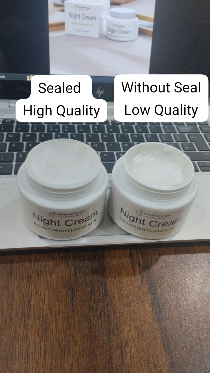 Sealed Packed | The Health Healer Night Cream | High Quality Whitening Cream – 50g - Image 3