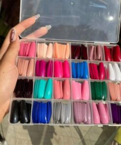 576 Pcs Artificial Fake Nails Multicolor for girls