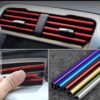 Car air-conditioning grill moulding for decorating ,Car AC Decor Strip Only Red colour - Image 3
