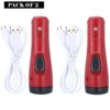 Pack Of 2 Multifunction Portable Super Bright USB Rechargeable Flashlights SD-8670 - Image 3