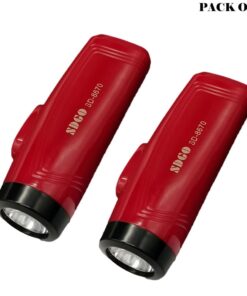 Pack Of 2 Multifunction Portable Super Bright USB Rechargeable Flashlights SD-8670