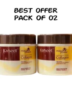 Pack Of 02 | Sealed Packed | Karseell Hair Mask Collagen Treatment Cream – Argan Oil & Maca Essence
