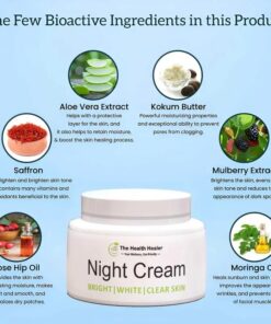 Pack of 2 The Health Healer Night Cream 50 Gram | Best Quality Cream | Night Cream