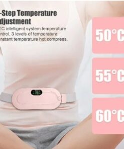 Digital Period Pad Heating And Vibrating For Healing Period Cramps – Women’s Care Pin Relief With 3 Heat Levels And 4 Mode