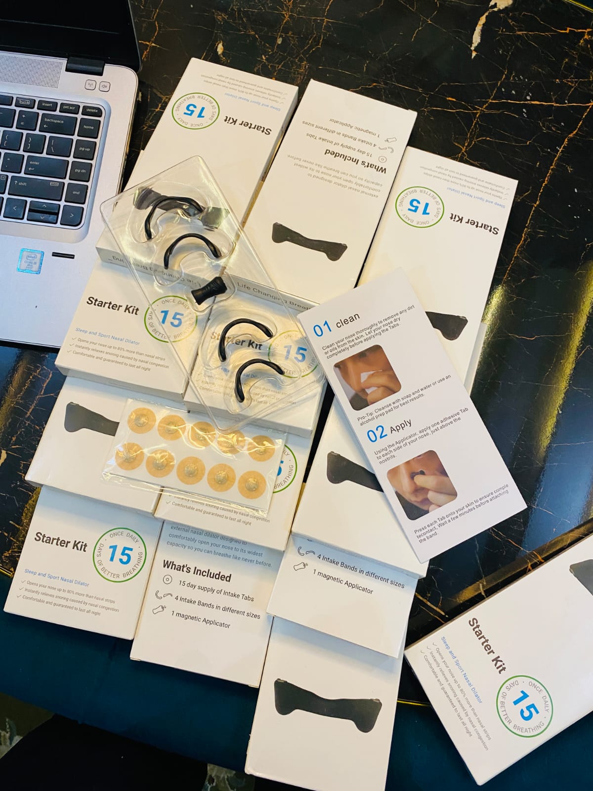 Magnetic Nose Strips,Sleepco Nasal Dilator Starter Kit / Next-Gen BreathIn Nosel Strips / Magnetic Nose Clips - Image 3