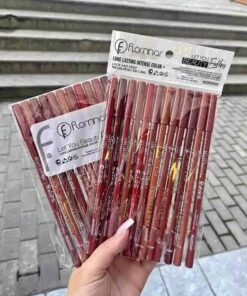Flormar lip pencils shades of nude Color Multicolor Package Includes 6 x Lip Pencil(Random color)