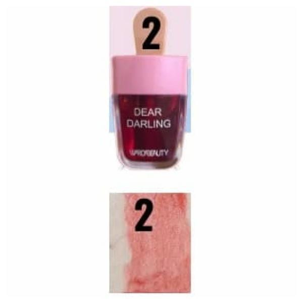 Pack of 6 Dear Darling WardaBeauty Ice cream Lip and cheek Tint Long-lasting Lip Tint (Random Color)) - Image 4