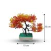 Orange Artificial Bonsai Tree ( 1 Piece )– Bonsai Tree Room Decor for Home