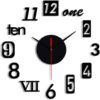 Wall Sticker Clock Home Decor