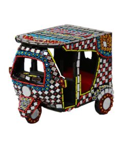 RIKSHAW ART GLASS WORK RIKSHAW Colorful Art Antique Decoration Items.For Home Office