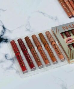 Pack Of 6 Nude High Pigment Matte Lipgloss Soft & Matte Texture Hydrating Lipgloss (Random Color)