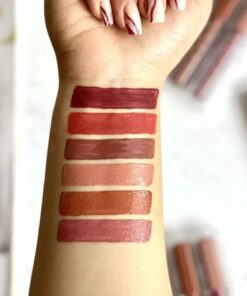 Pack of 6 Nude Look High Pigment Matte Lipgloss Long Lasting Soft & Smooth Lipgloss (Random Color)