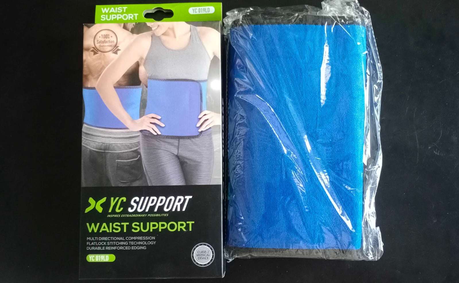 Waist Support Slimming Adjustable Belt For Both Men And Women fits for all (Blue ) - Image 4