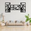(3pcs set) 3D Wooden wall calligraphy kun faya kun Wall Art Decorations for Home