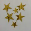 15 stars Mirror Matrial Acrylic Wall Art Decor star Stickers Decals for Kids Girls Bedroom Bathroom Playroom golden - Image 2