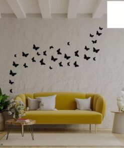 (pack of 30) 3D Wooden Butterfly Wooden Wall Decoration Items for Home