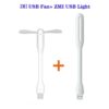 USB Fan Portable Adapter I LED USB Light Lamp Enhanced Version for Laptop Notebook Computer PC Power Bank (random color) - Image 2