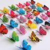 Pack of 12 3D Simulation Butterfly Fridge Magnet Decoration Craft buterfly magnets Butterfly Picks Ornaments Wall Decor (Random Design) - Image 2