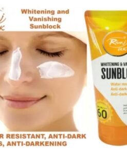 Rivaj Sunblock Whitening & Vanishing SPF60 Ideal for all skin types 150ml
