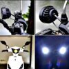 2 led plus button LED Headlight & Button Assist Lamp For Motorcycle Motorbike Bike Universal CD70 CG 125 & All - Image 3
