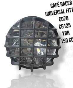 Cafe racer headlight for 70cc and 125cc bikes Simple to set up Headlight for bikes