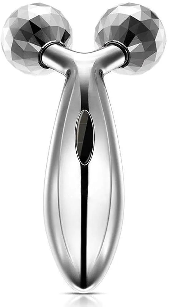 3D Face Massager Roller – 360° Rotation Handheld Y-Shape Plastic Tool for Face Lifting, Anti-Wrinkle, Skin Firming, and Full Body Relaxation | NM-091 ( Random Color ) - Image 5