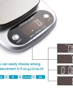 Kitchen Digital Weight Scale Digital Kitchen Scale Digital Weight Machine | Digital Scale with 1 gram to 10000 gram Weight Measurement ( Plastic )
