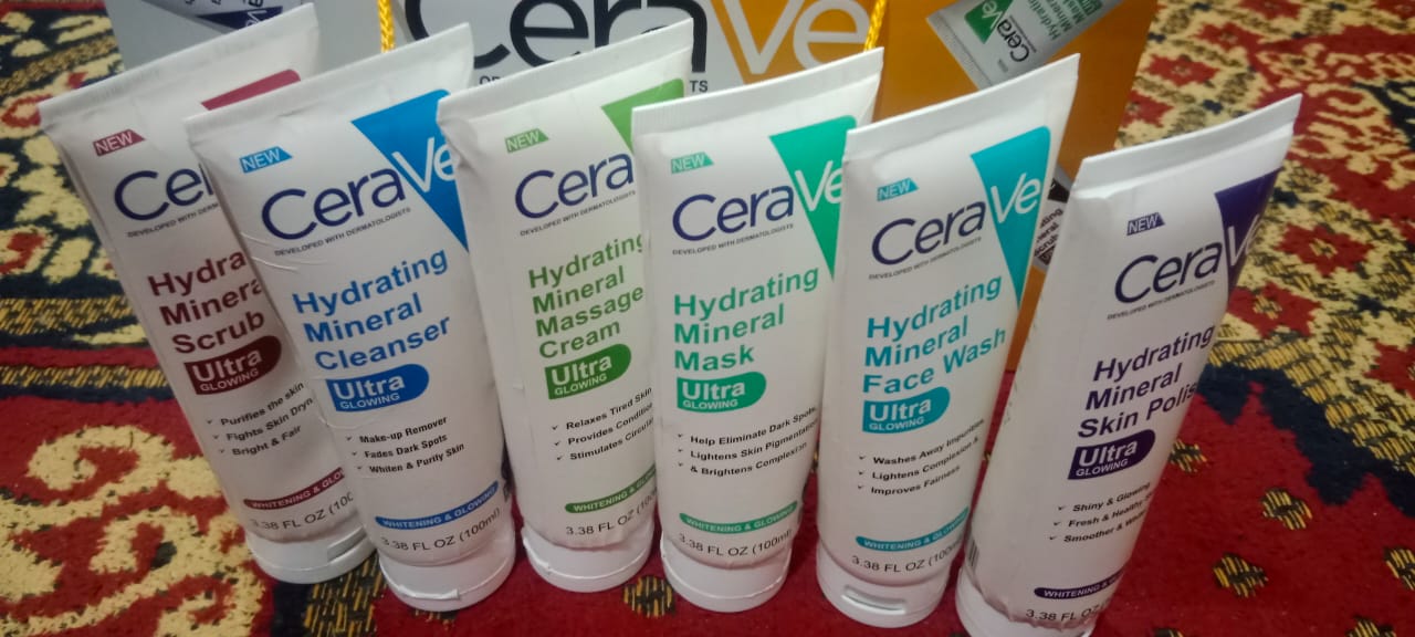 Pack of 6 CeraVe Hydrating Mineral Facial Kit | Best Quality Hydrating Mineral Facial Kit - Image 5