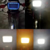 5 function Led head light | 15 led fog bike headlight beam for cg 125 and all 70cc bikes | Best Quality Headlight - Image 4