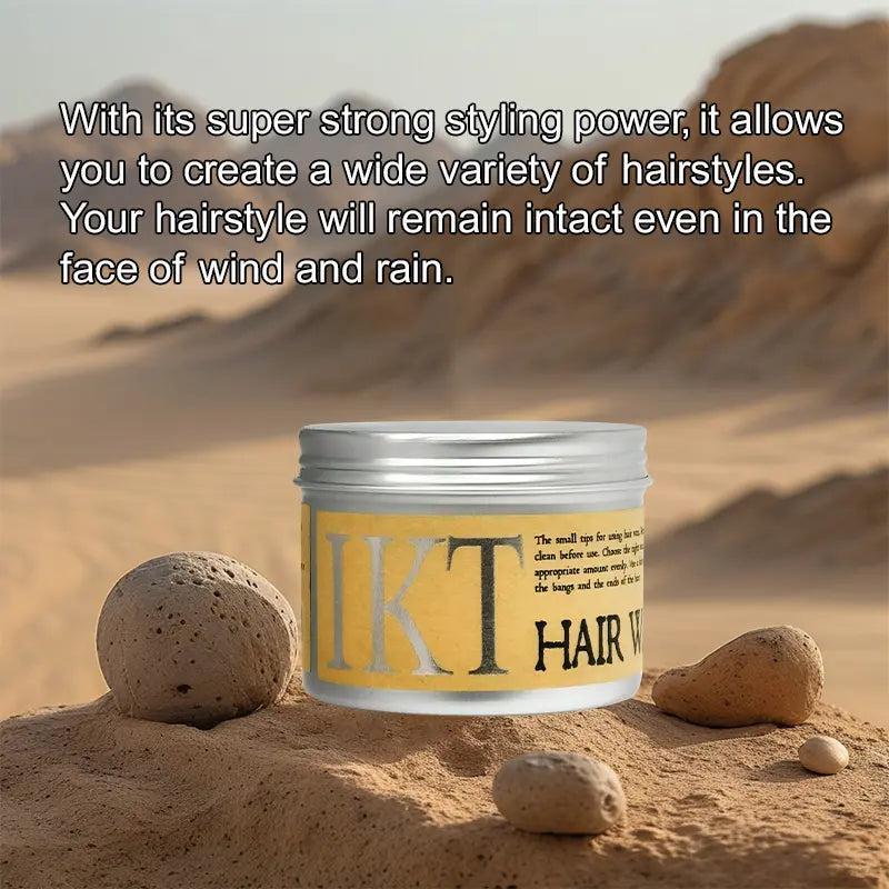 IKT Hair Styling Gel Wax | Styling Hair Frizz Fixed Fluffy Men Styling Wax Edge Control 130g - Image 3