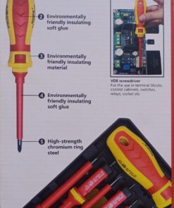 6 in 1 Tester Tool Set - Tester Kit Best Quality Tester Kit - Tester with 6 Tester Head