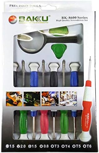 Baku 11 Pcs BK- 8600 Stainless Steel Precision Screwdriver Tool Kit Set For Mobile Laptop Repairing - Image 3