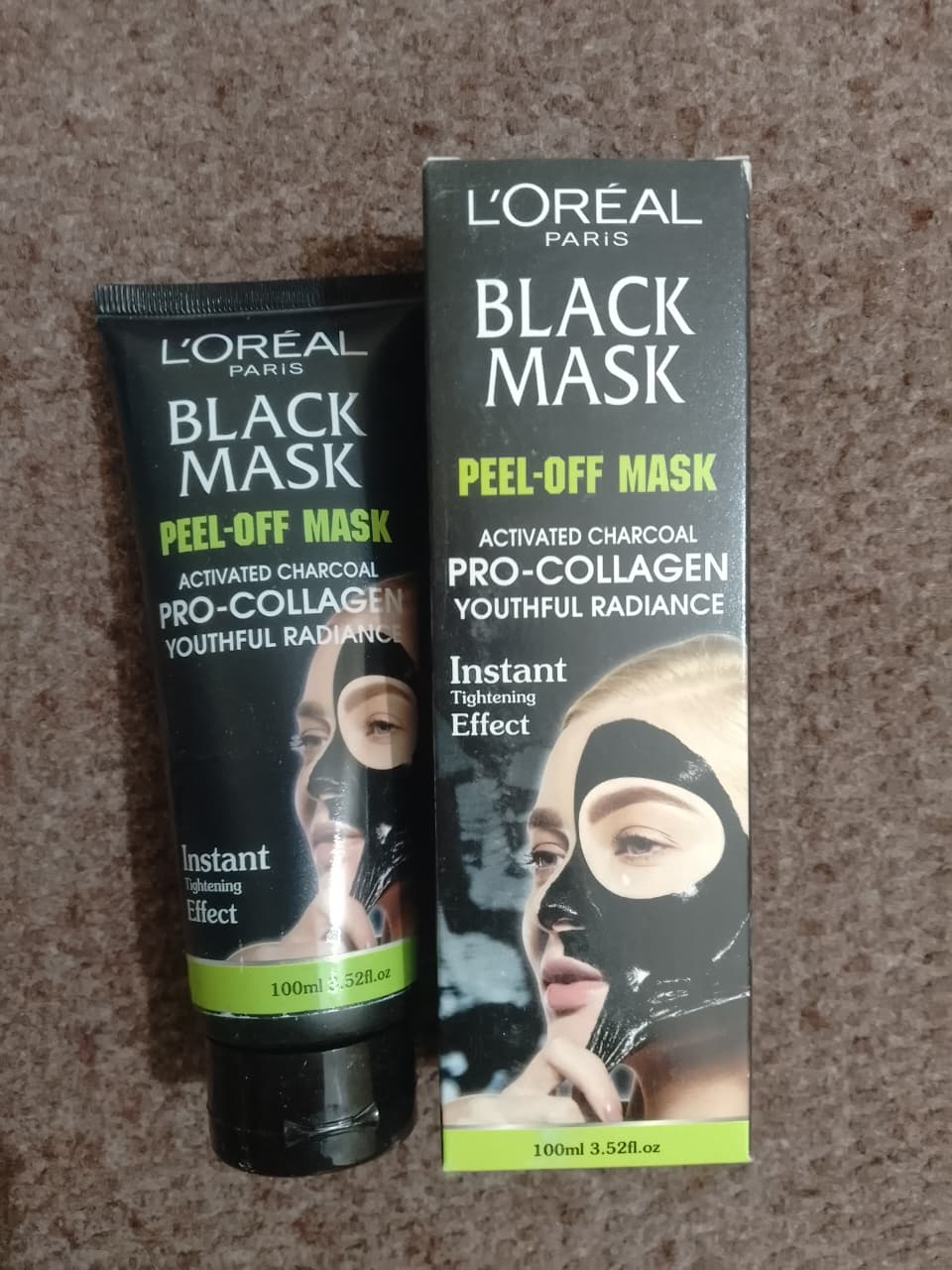 L'Oreal Paris Deep Cleansing Peel-Off Blackhead Remover Face Mask with Collagen – Pore-Minimizing, Purifying Formula for Smooth, Radiant Skin – 100ml Tube for All Skin Types - Image 5