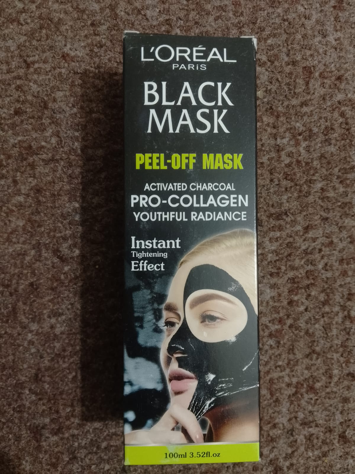 L'Oreal Paris Deep Cleansing Peel-Off Blackhead Remover Face Mask with Collagen – Pore-Minimizing, Purifying Formula for Smooth, Radiant Skin – 100ml Tube for All Skin Types - Image 4