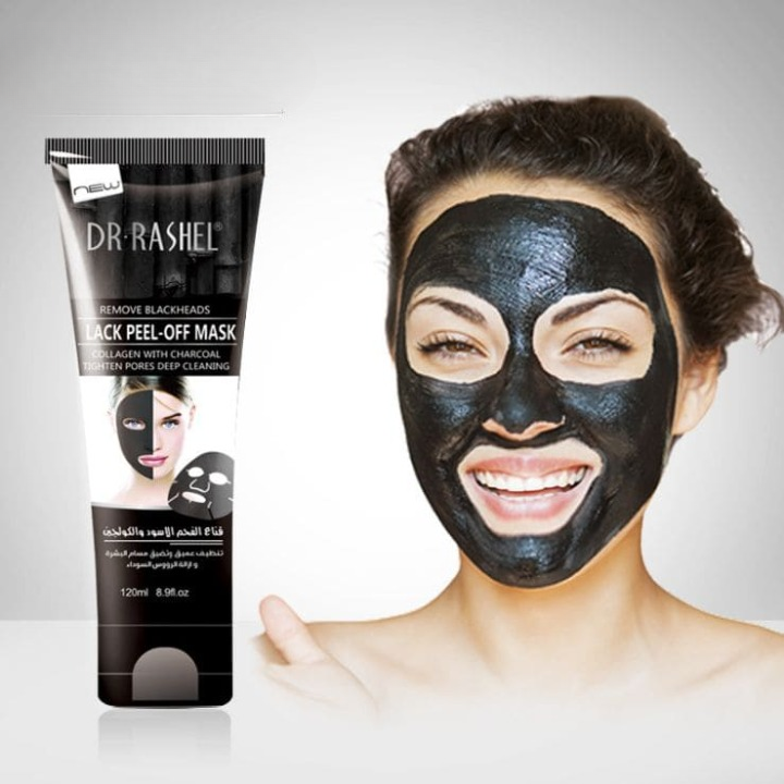 Dr. Rashel Deep Cleansing Blackhead Remover Peel-Off Face Mask – Purifying Charcoal Formula for Clearer, Smoother Skin – 100ml Tube for All Skin Types - Image 5
