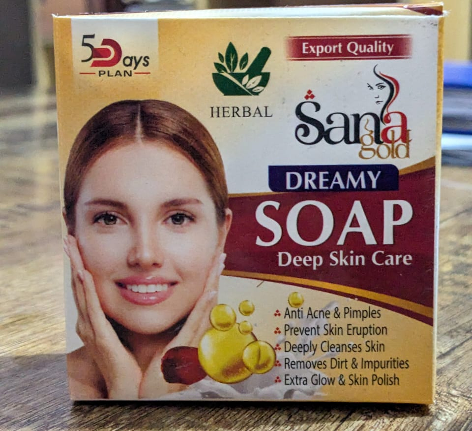 Pack of 07 - Sana Gold Magic Soap | Powerful Herbal Formula | Guaranteed Results | Best Quality Soap For Skin Care - Image 4
