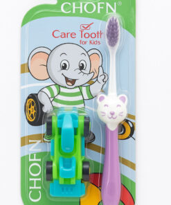 CHOFN Kids Toothbrush Set (3–12 Years) – Soft Bristles with Toy Car (Random Designs)