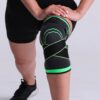 Knee Support Band for Pressure Weaving with 3D Weave Protection Against Injury Pressure Adjustable Knee Support for Men and Women - Image 2