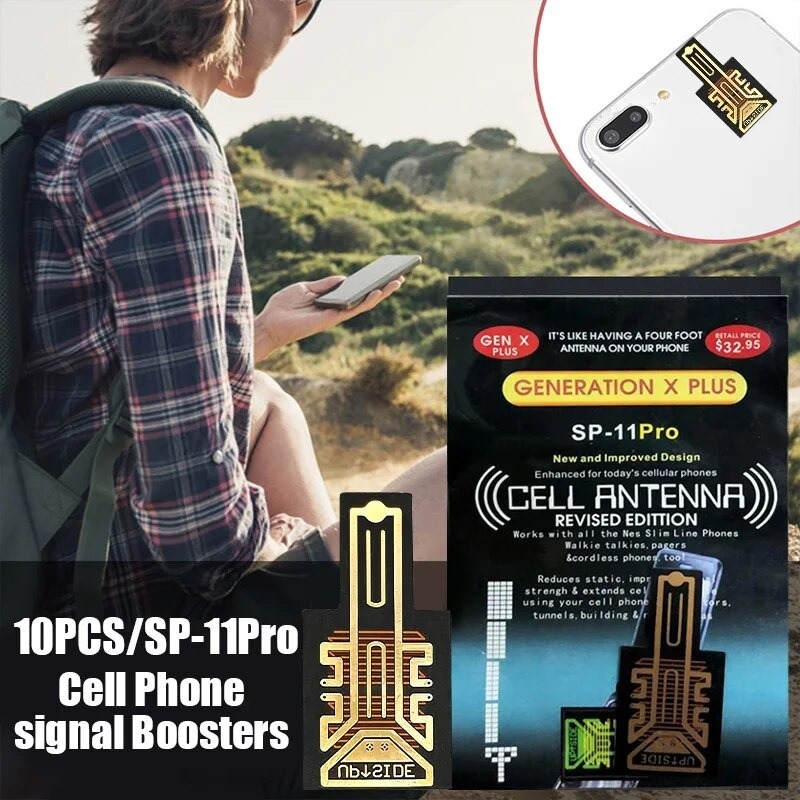 Mobile Phone Signal Booster Portable Phone Signal Enhancement Stickers for Cell Phone Network