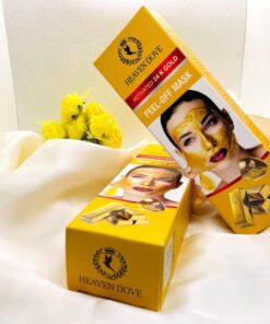 Original Heaven Dove 24K Gold Peel Off Mask – Luxurious Anti-Aging & Deep Cleansing Skincare - 100 ml