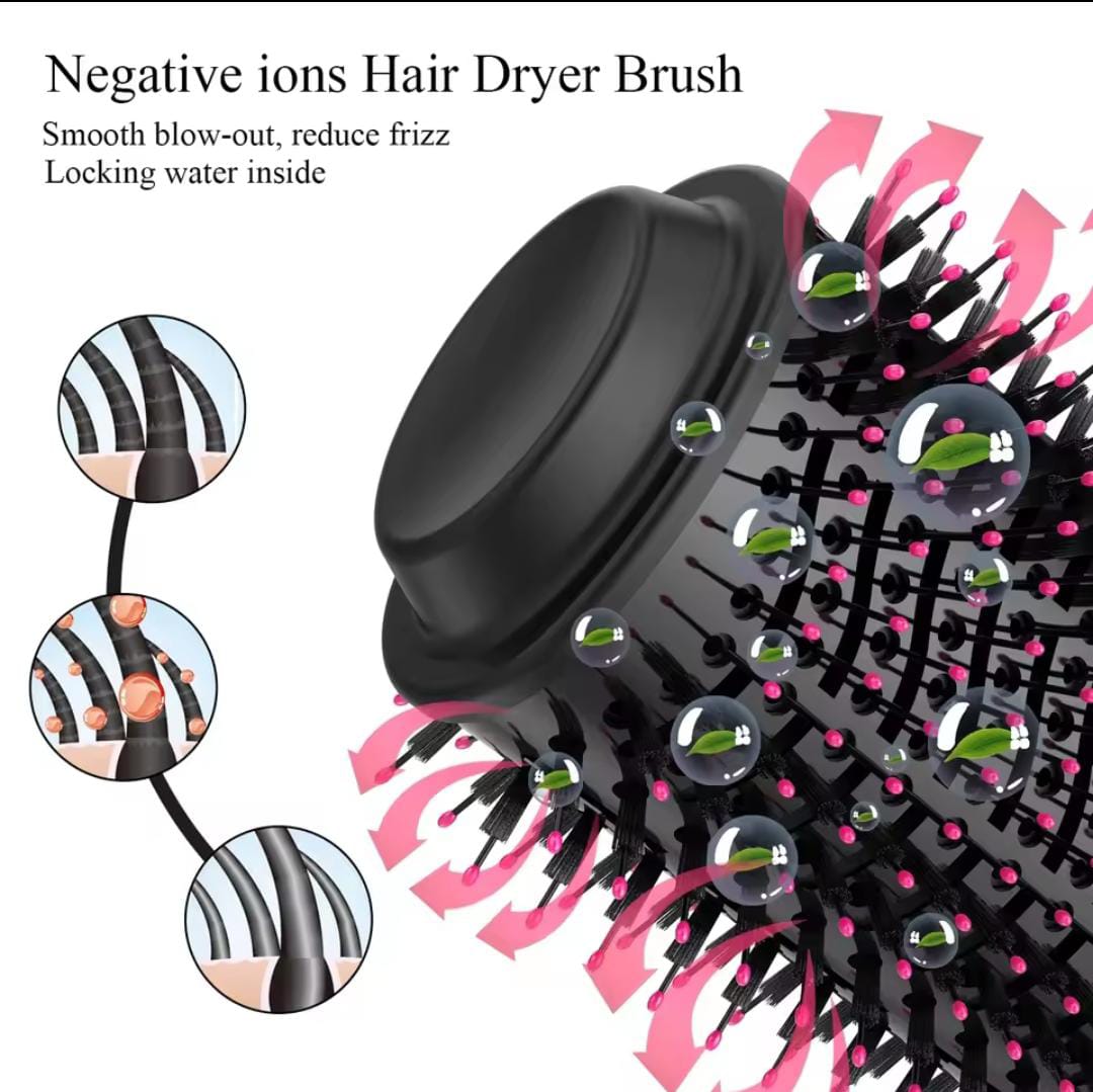 One Step 2 in 1 Hair Dryer & Brush (Dryer + Styler) Brush for Fast Drying, Straightening, Curling - Image 5