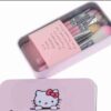 07 PCs Kitty Style Brushes Makeup Brush Set | Complete Brush Kit for Professional and Beginner (Pink Color) - Image 3