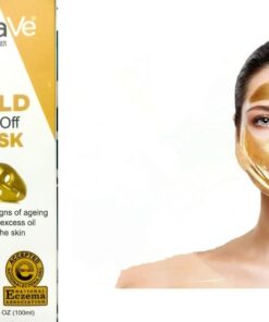 CeraVe Radiant Glow Peel-Off Gold Mask – Deep Cleansing & Brightening Facial Treatment – 100ml