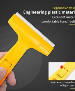 Heavy-Duty Razor Blade Scraper Tool for Removing Labels