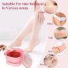 Portable Foldable 400ML Silicone Wax Warmer – Travel-Friendly Hair Removal Heater for Body & Spa Use |Random Color