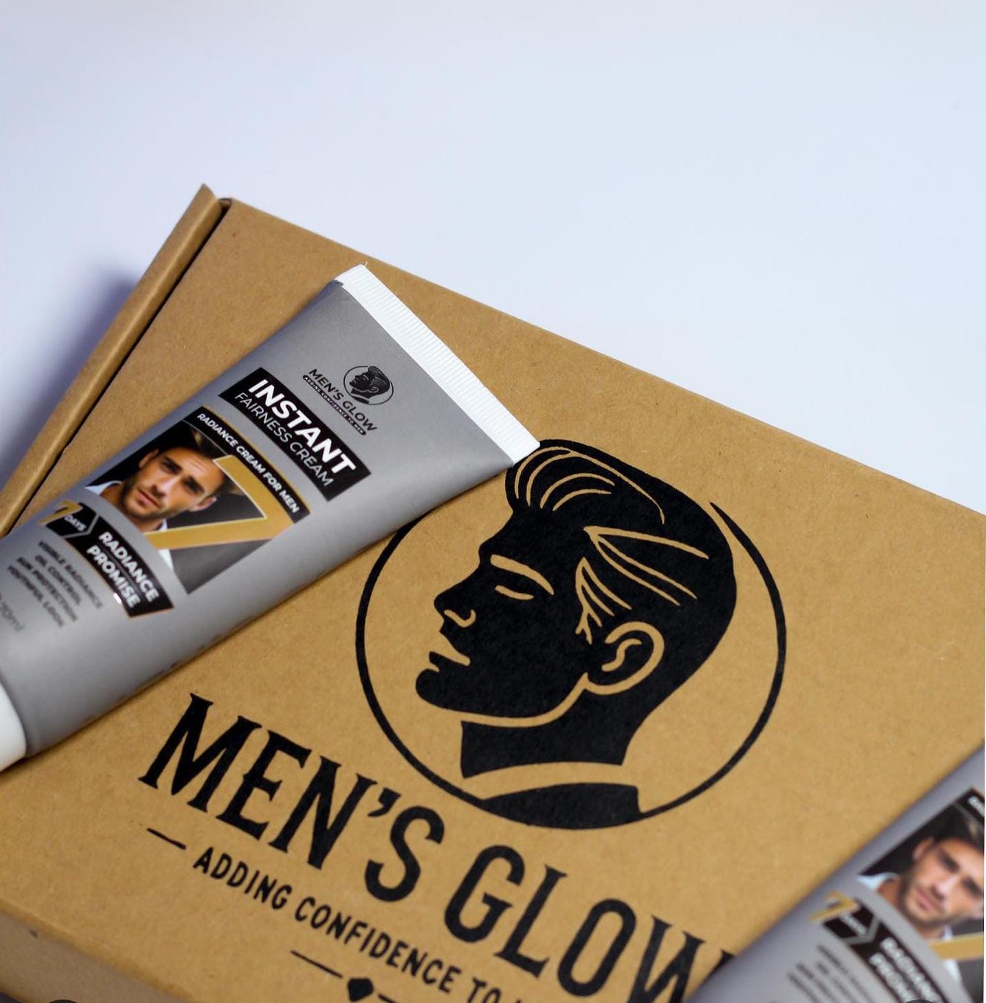 Men's Glow Facewash Bundle – Facewash + Whitening Cream Combo Set - Image 4