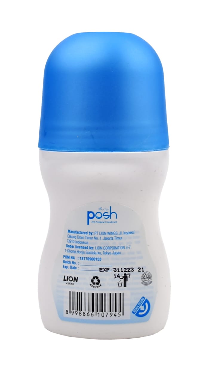 Posh Anti-Stain Roll-On Deodorant – 48HR Sweat & Odor Protection, Anti-Perspirant for All-Day Freshness – 50ml - Image 5