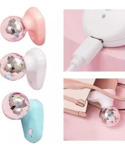 Pack Of 01 - Mini Massager – USB Rechargeable Handheld Device with 6 Vibration Levels for Muscle Relief & Relaxation Random Colors