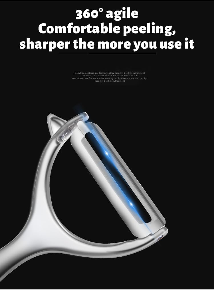 Stainless Steel Vegetable Peeler – Dual Blades for Effortless Peeling - Image 4