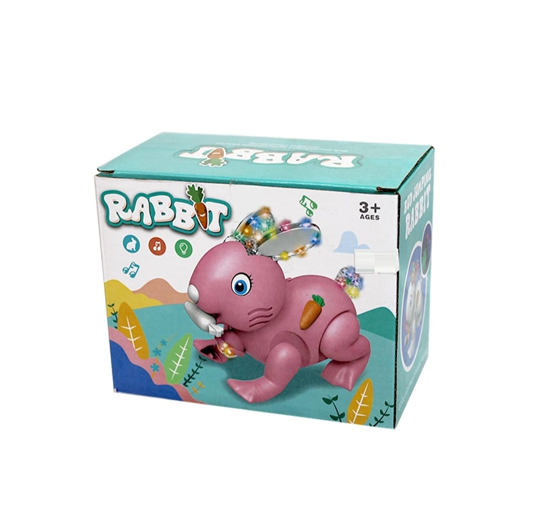 Electric Rabbit Toy for Kids – Light & Sound
